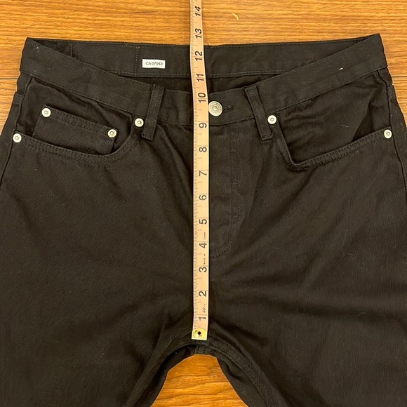 Sandro Slim Fit Button Up Black Jeans - Picture 10 of 14